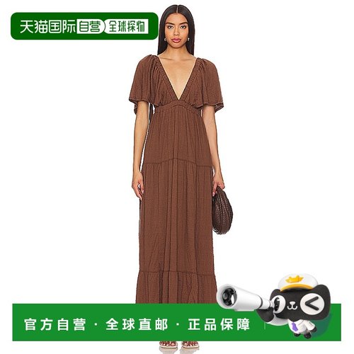 1h可退 香港直邮潮奢 Free People 自由人 女士 La La 长款连衣裙