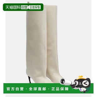 女士 Attico Lea white白色 1h可退 皮质及膝靴子 香港直邮The
