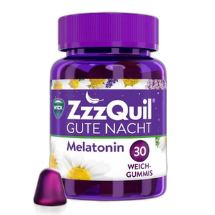 欧洲直邮Wick安神褪黑素30粒缓解熬夜深睡快速入睡效期26年9月