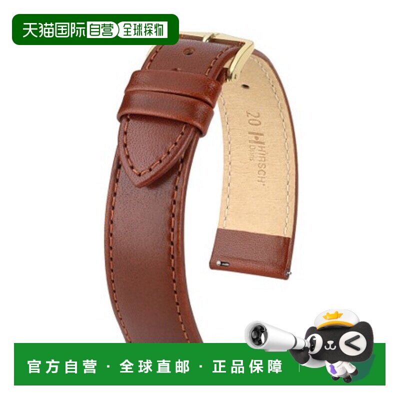 日本直邮03475015-1-20 HIRSCH Osiris 皮革表带 手表替换表带 易
