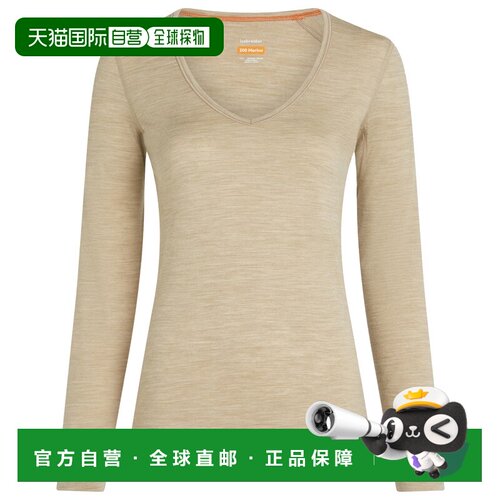 欧洲直邮ICEBREAKER 女士内衣 1152821BAYHEATHER CO 卡其色