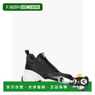 自营michael kors祖马钉混合媒体培训师-黑色 美国奥莱直发女鞋