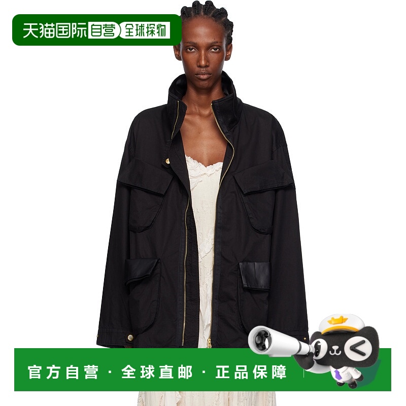 香港直邮潮奢 Tom Ford 汤姆 福特 女士 黑色 Cargo Pocket Field