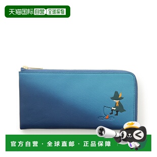 日潮跑腿MOTHERHOUSE Snufkin L Style 长款钱包 Blue Sea mg5489