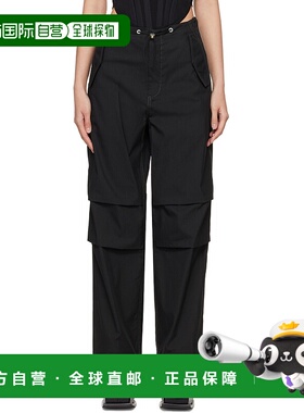 1h可退 香港直邮潮奢 Dion Lee 女士 灰色 Parachute 长裤 C2100R