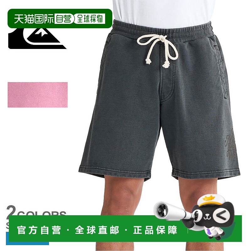 日本直邮QUIKSILVER TYPEFACE 运动短裤 男士粉色 QWS251001 运动