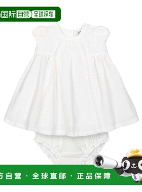 自营Hope & Henry Special Occasion Linen Pintuck Dress - whit