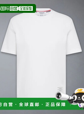 香港直邮THOM BROWNE 女士T恤 FJS207A00050100 AW2025 白色