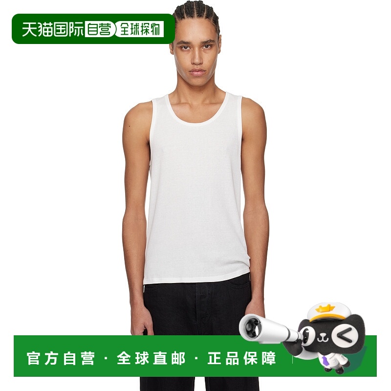 香港直邮The Row 男士 白色 Solstice 背心 910K635