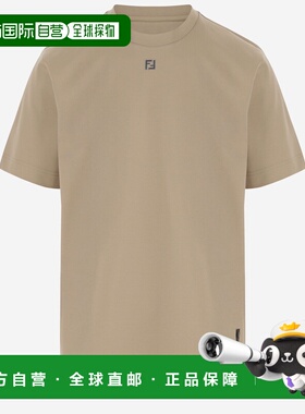 香港直邮FENDI 男士T恤 FY0936ARYYF0QB9 SS2025 花色