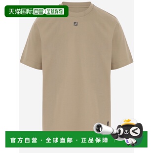 香港直邮FENDI 男士T恤 FY0936ARYYF0QB9 SS2025 花色