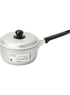 【日本直邮】PearlMetal珍珠金属直火专用铝制牛奶锅18cmHB-