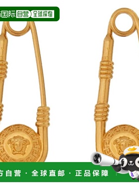 香港直邮VERSACE 女士耳饰 10048271A006203J000 CO 黄色