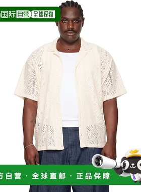 1h可退 香港直邮潮奢 Represent 男士 灰白色 All Over Crochet