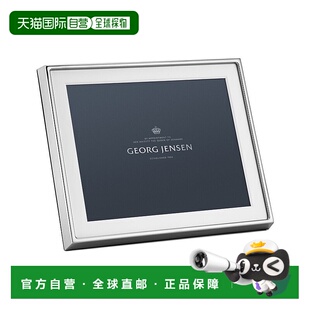 自营 Georg Jensen大型装饰10x8相框-银色 美国奥莱直发