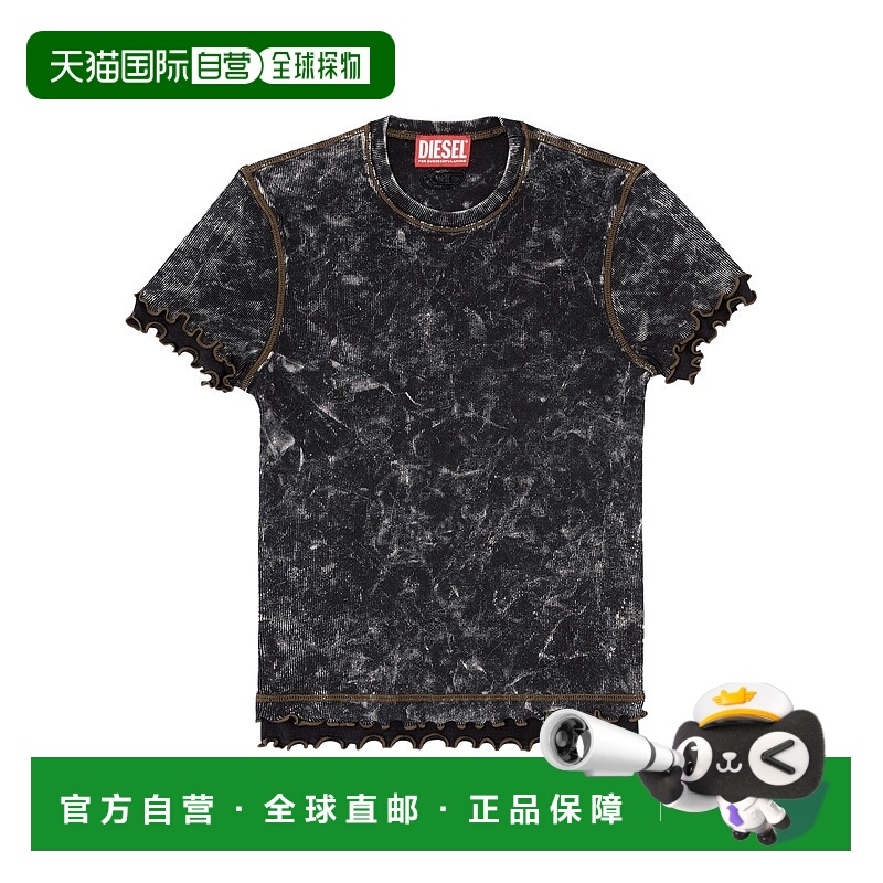 1h可退 香港直邮DIESEL 女士T恤 A166570JQAT900A SS2025 花色 圆