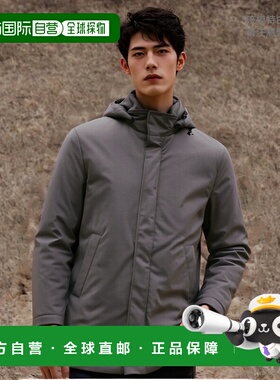 香港直邮HERNO 男士夹克 PI001155U126389450 CO 灰色 长袖羽绒服