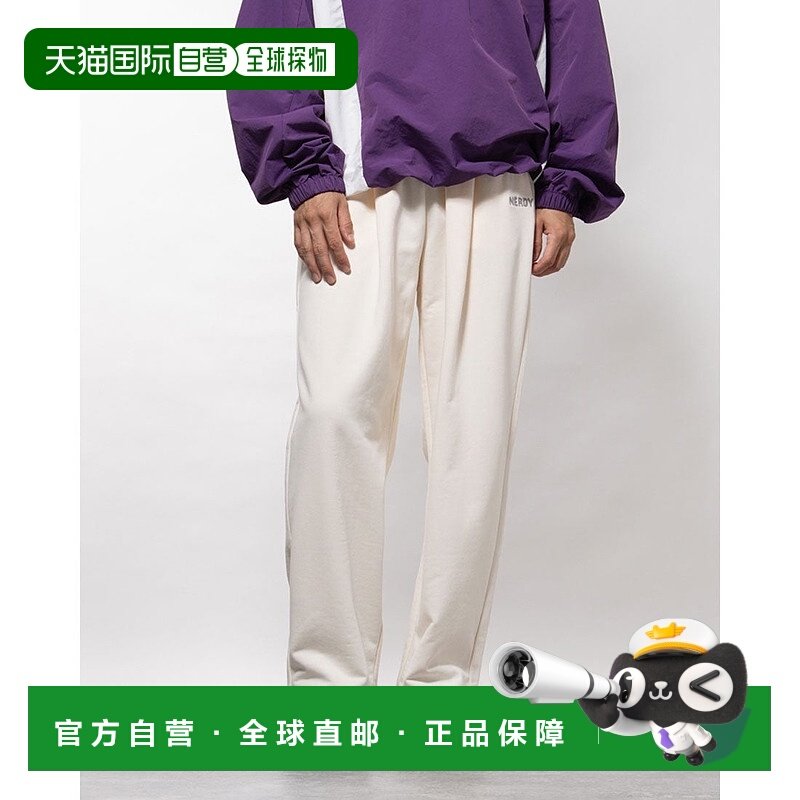 日本直邮NERDY 斯泰奇logo宽松运动裤 [NE8621EU00157]卫裤休闲裤