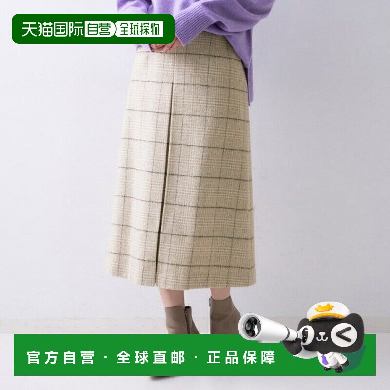 UNTITLED UNTITLED格纹包臀裙短裙半身裙