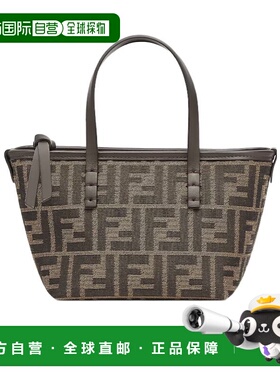 香港直邮Fendi Roll提花托特包单肩包手提包 8BS096AFPM