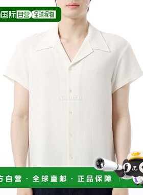 韩国直邮Sefr MAEL 衬衫 - 米白色绉纱 短袖衬衫新款羊毛