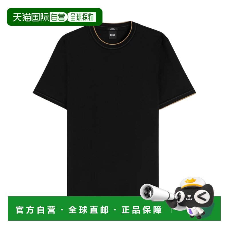 香港直邮BOSS HUGO BOSS 男士T恤 50565570001 AW2026黑色 男装图片