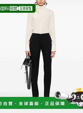 香港直邮GIVENCHY 女士衬衫 BW61AM14M8297 CO 白色真丝纪梵希