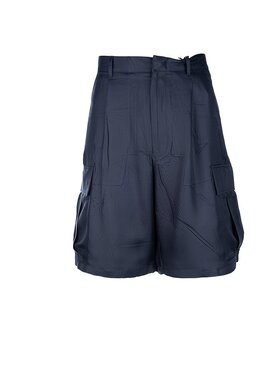 PRADA 男士短裤 SPH46016GEF0008 SS2025 蓝色 BERMUDA