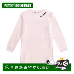 女童 1h可退 巴尔曼 香港直邮潮奢 徽标棉质针织运动风连 Balmain