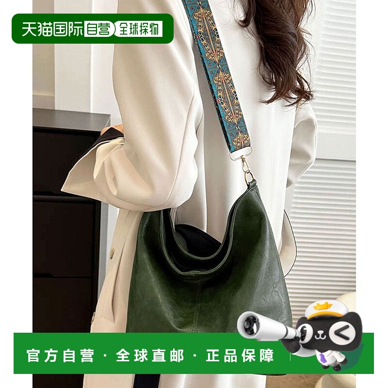 日本直邮florge 轻便易使用皮革触感民族风肩包 [FL8218AW010746]