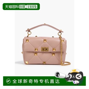 女士 1h可退 华伦天奴 香港直邮潮奢 罗马铆钉绗缝皮革 Valentino