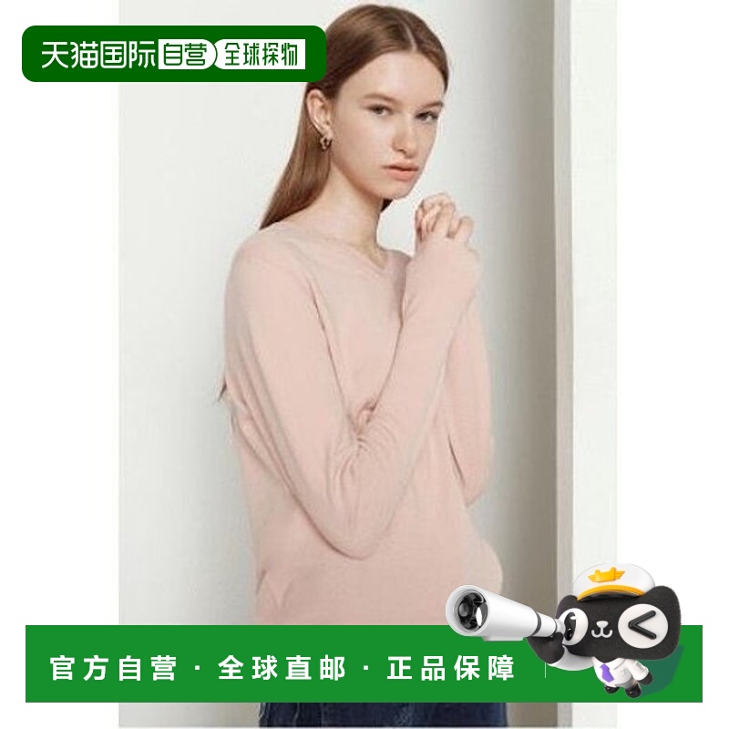 韩国直邮THE IZZAT TheiJust 女士 V 领宽松套头针织衫 IMBM1POA6