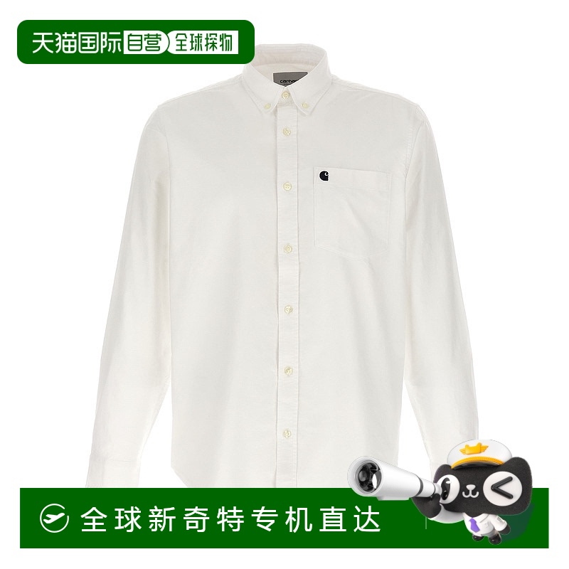 1h可退 香港直邮CARHARTT WIP 男士衬衫 I03079912HXX AW2025 白