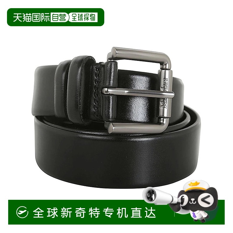 1h可退 香港直邮MAX MARA 女士腰带 2414501013600-0 CO 黑色 MAX