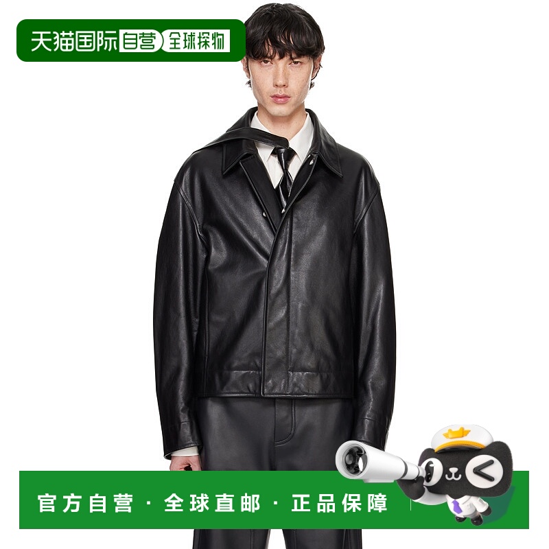 1h可退 香港直邮Bottega Veneta 葆蝶家 男士 黑色 Natural Calf