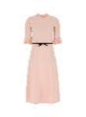 潮奢 Valentino 华伦天奴 女士 粉色卡迪连衣裙 7B3VADT01MM