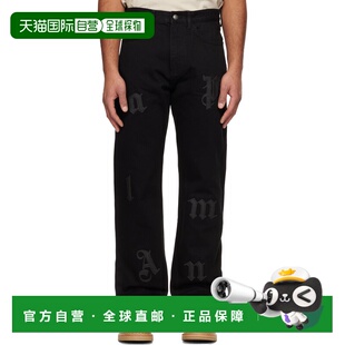 1h可退 香港直邮Palm Angels 棕榈天使 男士 黑色 Logo Patch Str