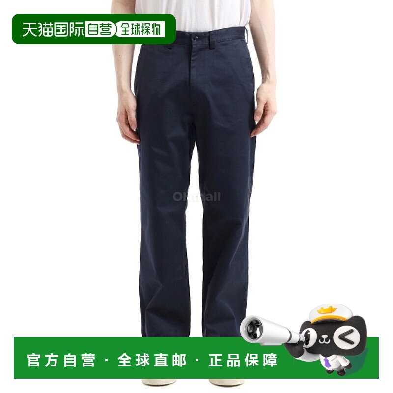 韩国直邮nanamica 宽直筒斜纹布裤 (S25SC079 N) 斜纹棉布裤新款