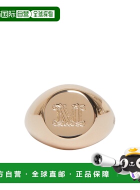 香港直邮MAX MARA 女士饰品 4756215106001 AW2025 金色 属骑士戒