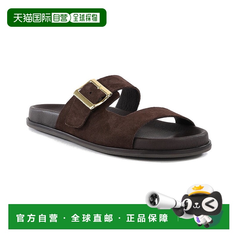自营 seychelles塞舌尔艾迪凉鞋 - 棕色绒面革 美国奥莱直发