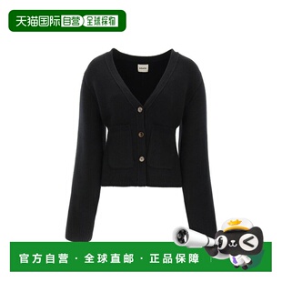 香港直邮Khaite 黑色大款开衫 8267600K600