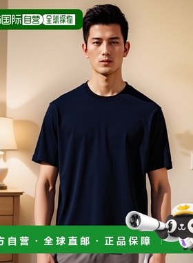 香港直邮THOM BROWNE 男士T恤 MJS288A00042415 AW2025 蓝色