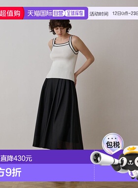 日本直邮GRACE CONTINENTAL 双色罗纹针织上衣 GR9467EW017200