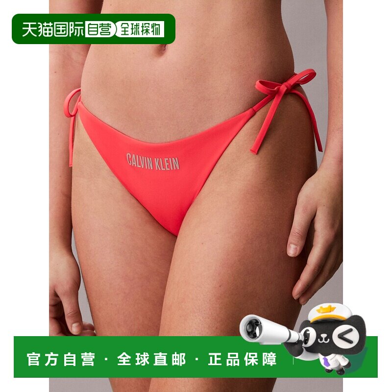 香港直邮CALVIN KLEIN 女士泳装 LV00Q61220XKP SS2026 红色泳裤