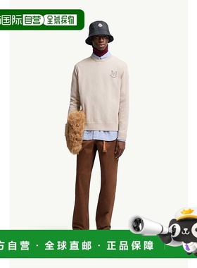 欧洲直邮MONCLER (2025新品) Pull en coton à monogramme brode