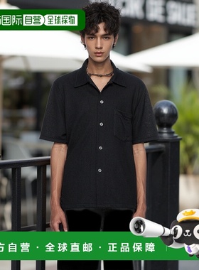 1h可退 香港直邮潮奢 Our Legacy 男士 黑色 Box 衬衫 M2202BB