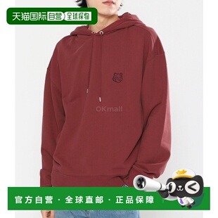 韩国直邮MAISON KITSUNE 同色系狐狸头贴片大廓形连帽衫 LM00705K