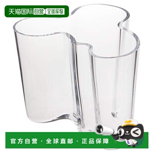 【日本直邮】IITTALA伊塔拉 AlvarAaltoCollection透明花瓶120mm