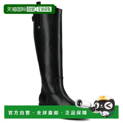 自营 journee collectionJournee女式Gema中宽及膝长靴-黑色 美国