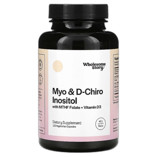 香港直邮Wholesome Story,Myo 和 D-手性肌醇,含 MTHF 叶酸 + 维